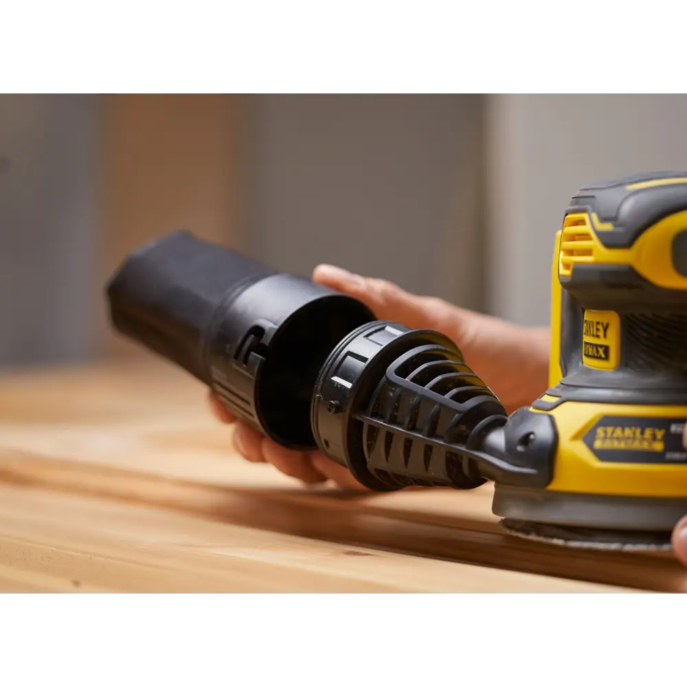 Эксцентриковая шлифмашина Stanley Fatmax SFMCW220B-XJ SF, 125 мм, 18 В, без АКБ и ЗУ STLM-2201220 - Вид №11
