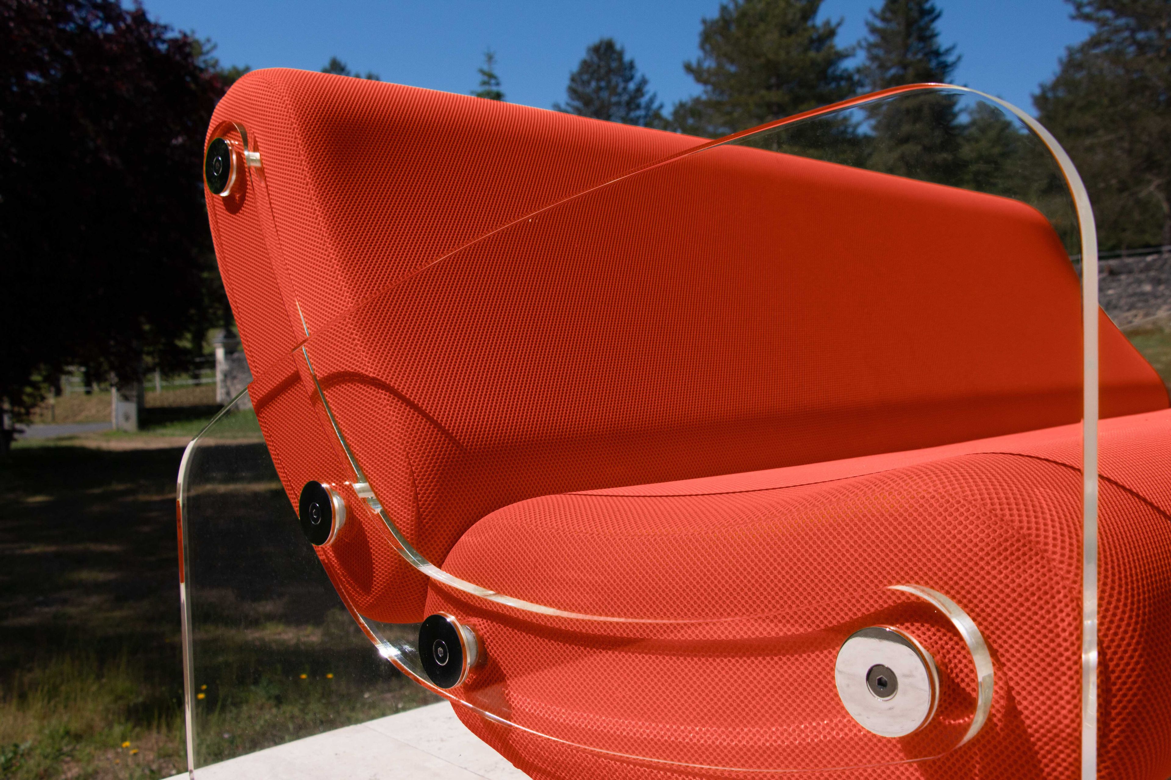 Кресло из ПММА и ткани с подлокотниками KUUMO MW03 ARCH-00104469 - Вид №9