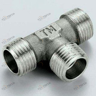 Тройник НР 1'' никель TIEMME 1500391