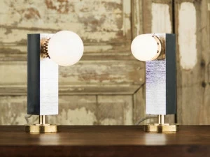 Pascal & Philippe Настольная лампа с отраженным светом из алюминия Pezzi unici