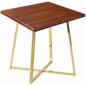 30546 Стол Haku Gold 80x80 орех R-HOME