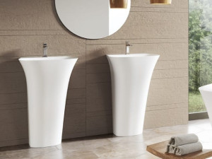 Прямоугольная отдельно стоящая раковина из Dolotek©