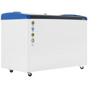 1229609 Морозильный ларь Frostor Gellar FG 475 E белый, синий