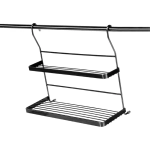 Полка двухъярусная Delinia 163х280х430 мм цвет бронза