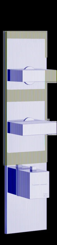 Смеситель для душа 43024 030 Gessi Inverso МЕДЬ PVD