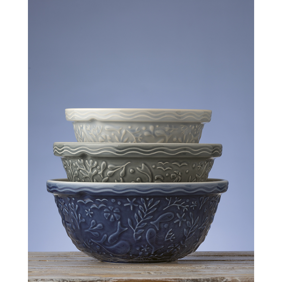 2002.153 Миска для смешивания nautical, D26 см, 2,7 л, серая Mason Cash  - Вид №3