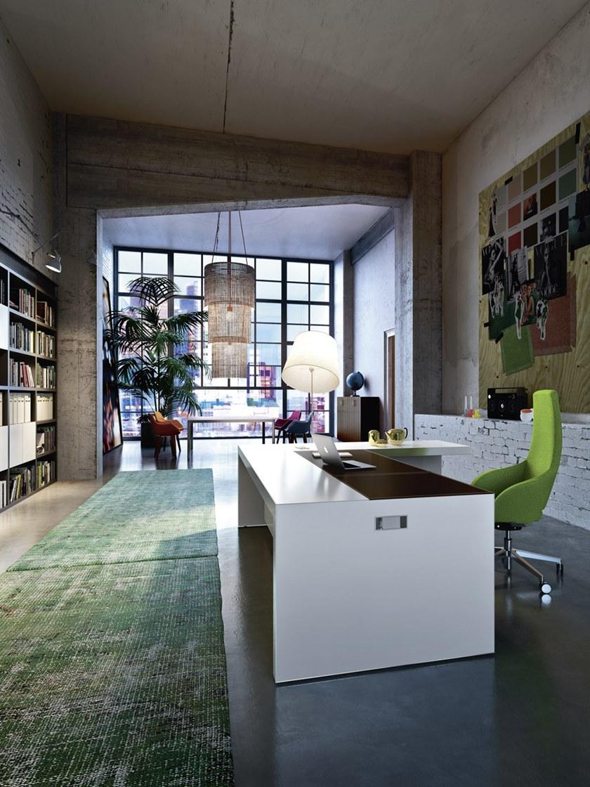 Sinetica Исполнительный угловой стол sun-id-1373563 - Вид №11