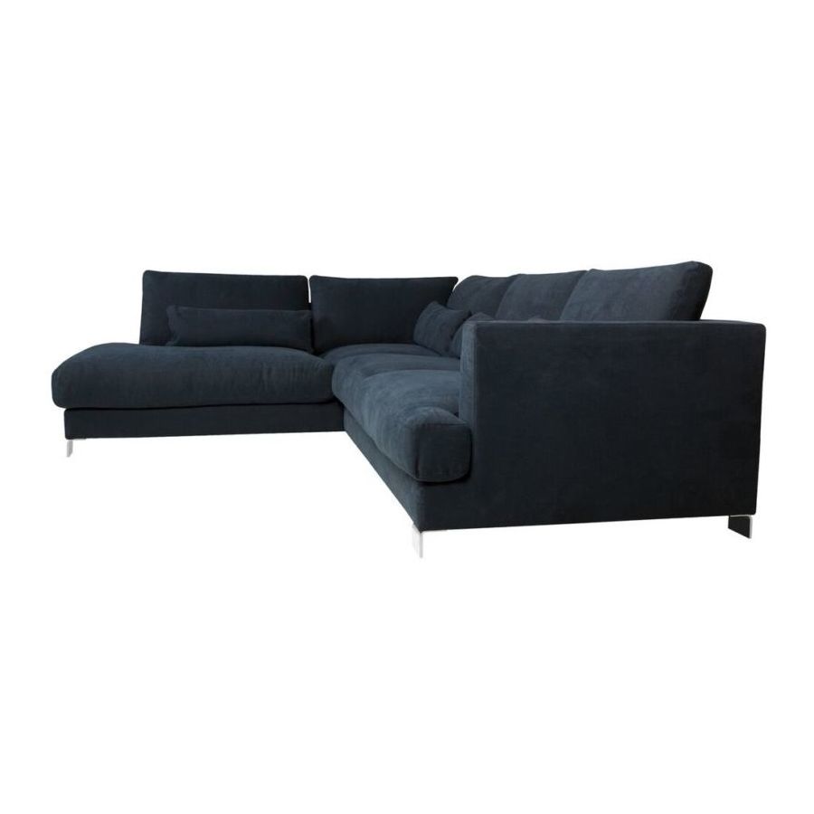 Диван угловой Brandon, левосторонний, черный Sits S1076 - Вид №2