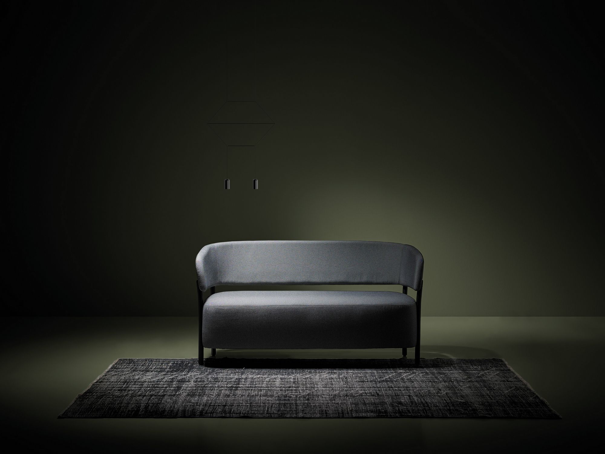 2-местный тканевый диван Blasco&Vila RC Metal ARCH-00026640 - Вид №4