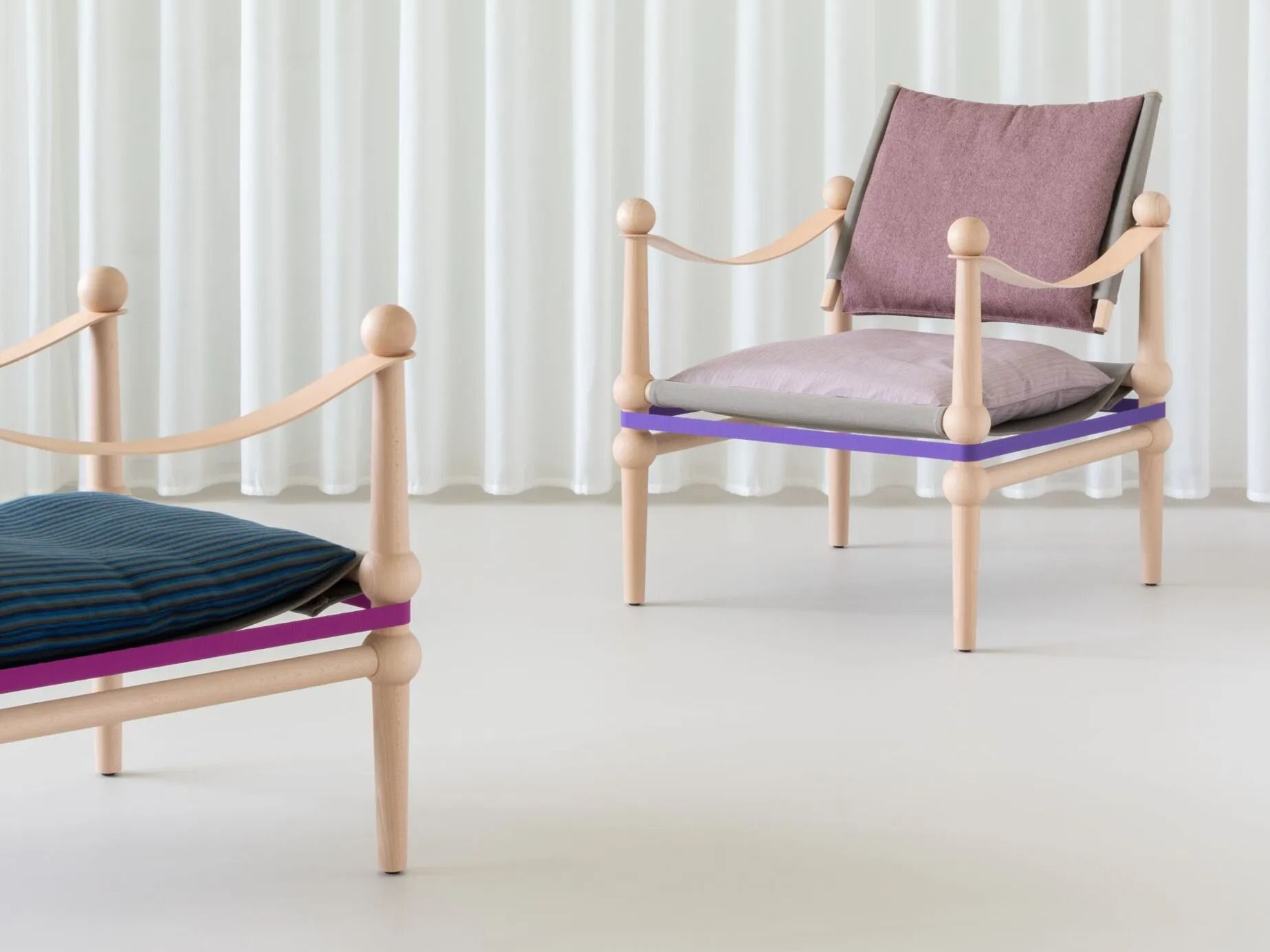 Съемный деревянный стул с подлокотниками Magis Twain ARCH-00120104