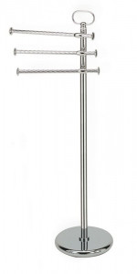 G696(08) Stil Haus Giunone, cтойка: 3 полотенцедержателя, цвет хром