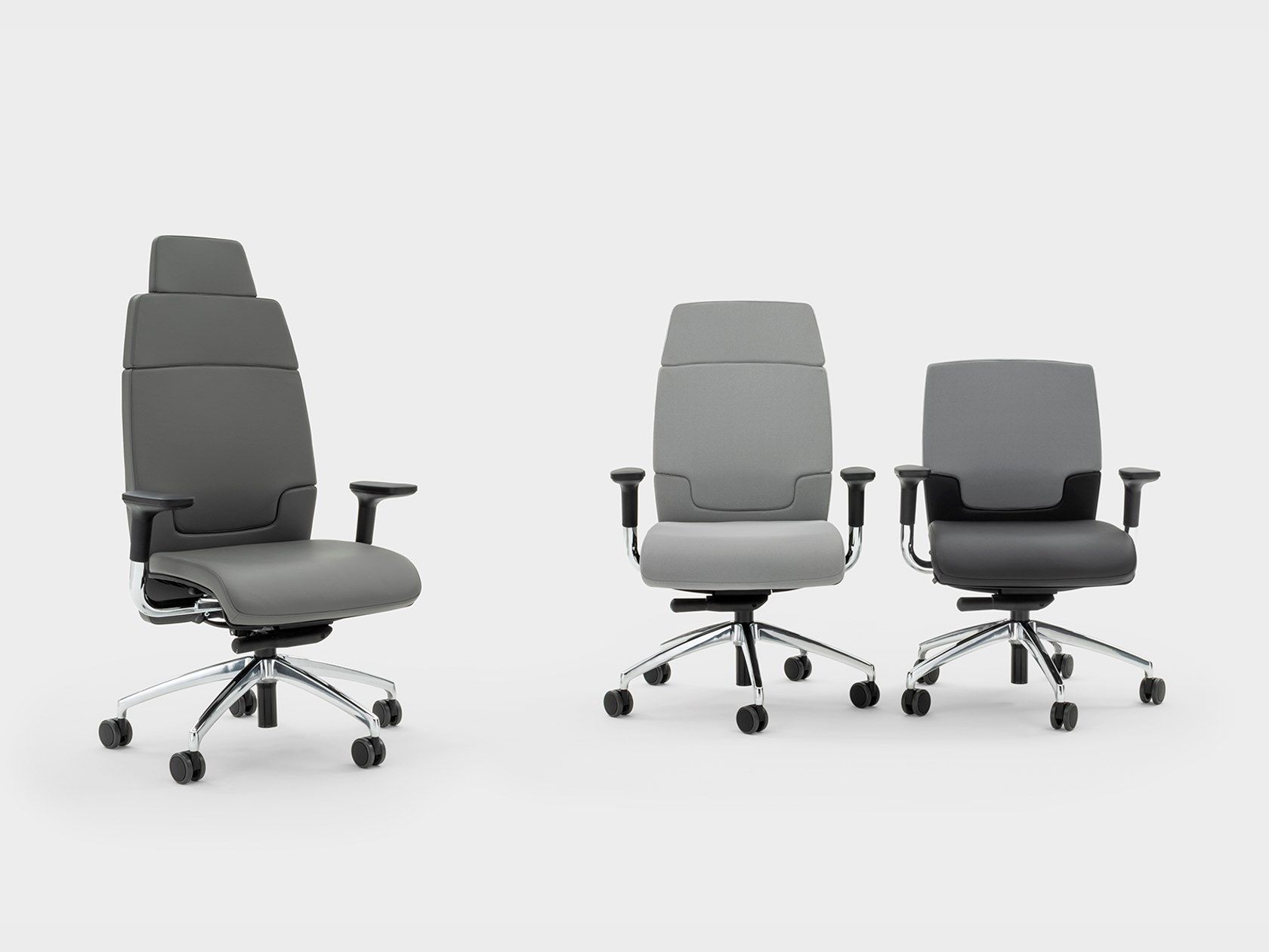 Кожаное офисное кресло с колесами Viganò Madam Office ARCH-00140997 - Вид №3