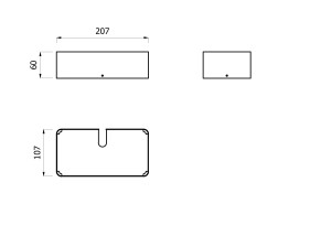 Полка для ванной