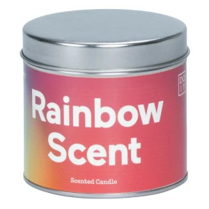 Свеча ароматическая красная карамельная Rainbow DOIY  00-3881013 Красный