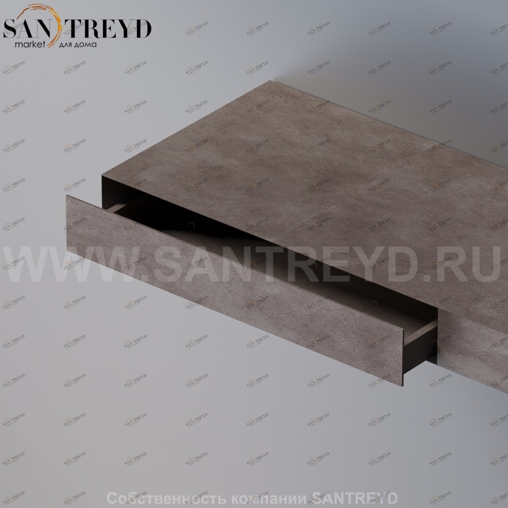 FLAT XL Выдвижной ящик для столешницы темно-коричневый AMOB08040H Agape