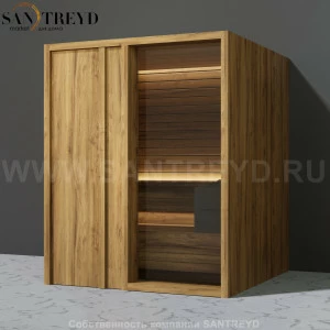 Effegibi YOKU.D60 SA.70200018 Сауна с левой дверью. Мощность: 6 кВт макс. Размеры: длина 174 см, ширина 170 см. Отделка: термообработанное дерево