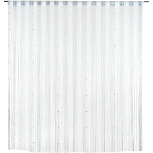 Кисея, 300x280 см, цвет белый/серебристый