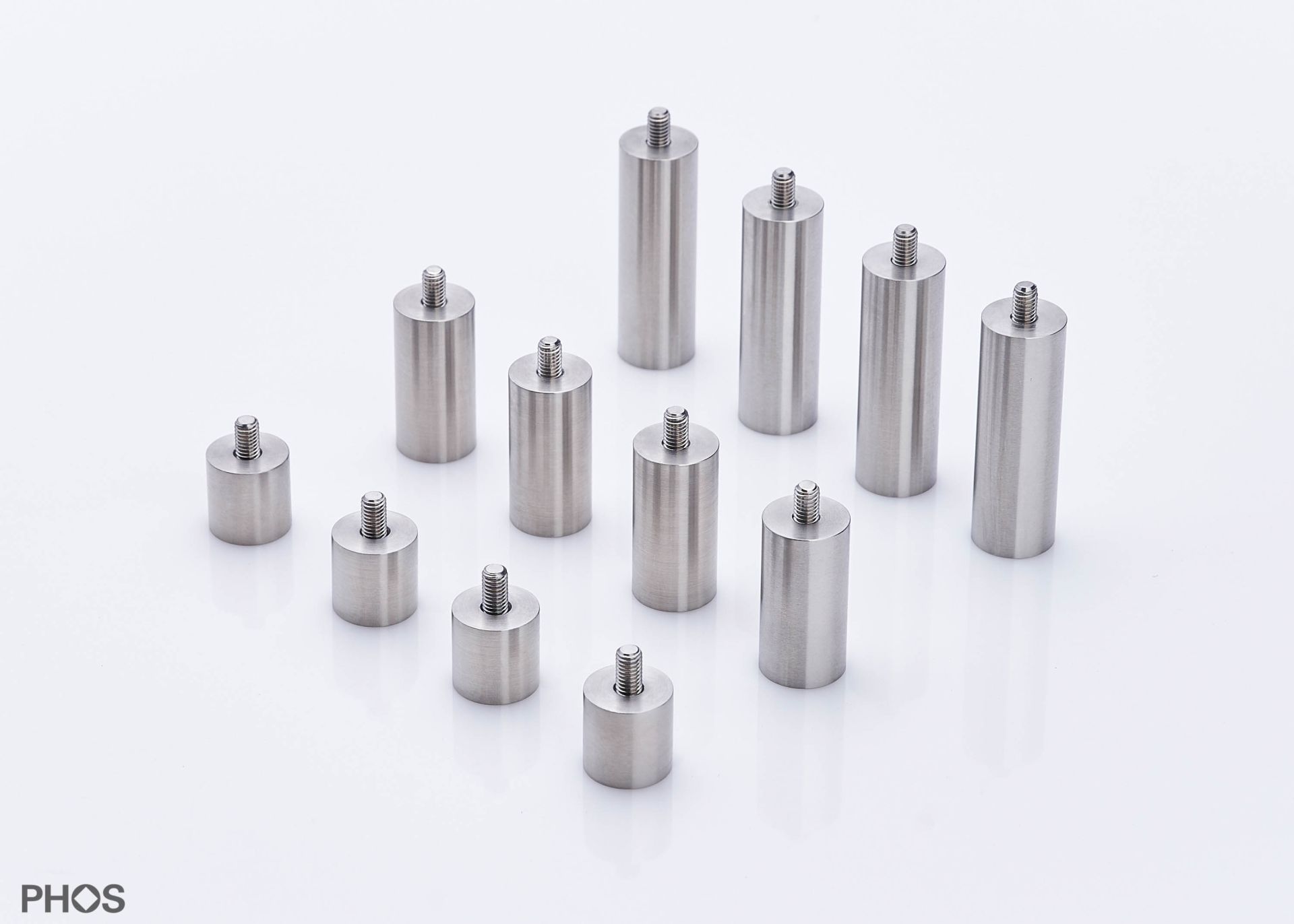 KATI-TBV-2 Аксессуары: 2-сантиметровая подставка для стола из прочной нержавеющей стали с матовым покрытием. PHOS  - Вид №1