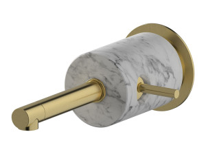 Смеситель для раковины с одной ручкой из мрамора