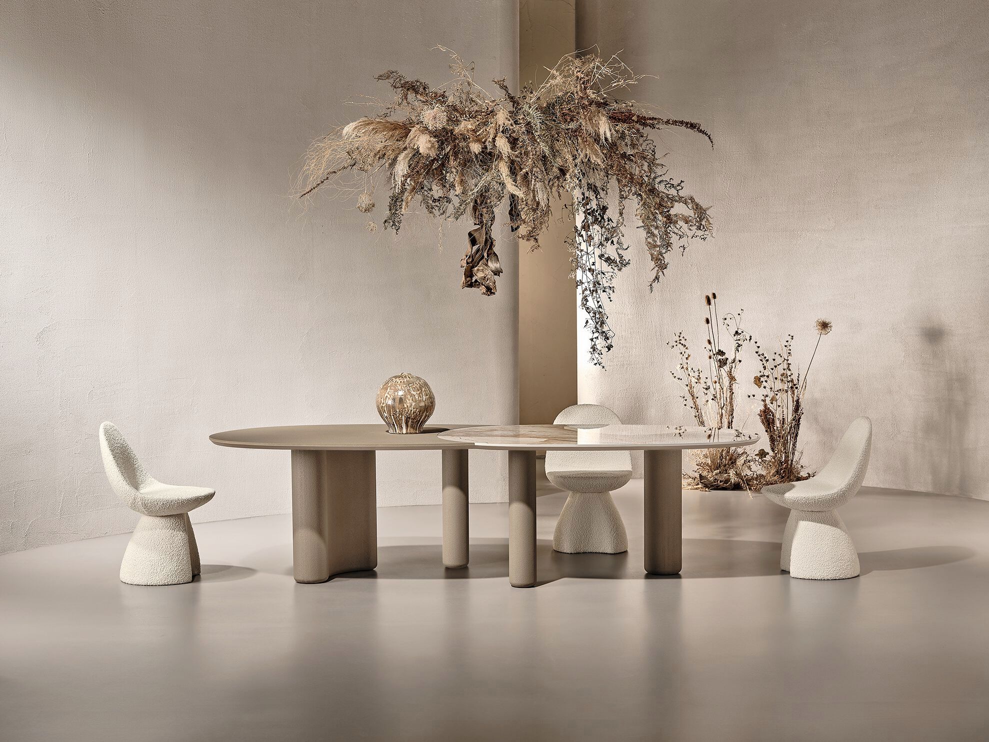 Деревянный и мраморный обеденный стол Naturedesign Главная ARCH-00089251 - Вид №11