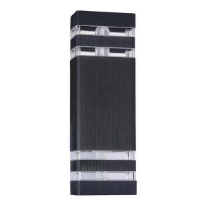 Уличный настенный светильник двойной чёрный Maytoni Unter den Linden O578WL-02B MAYTONI UNTER DEN LINDEN 00-3897863 Черный