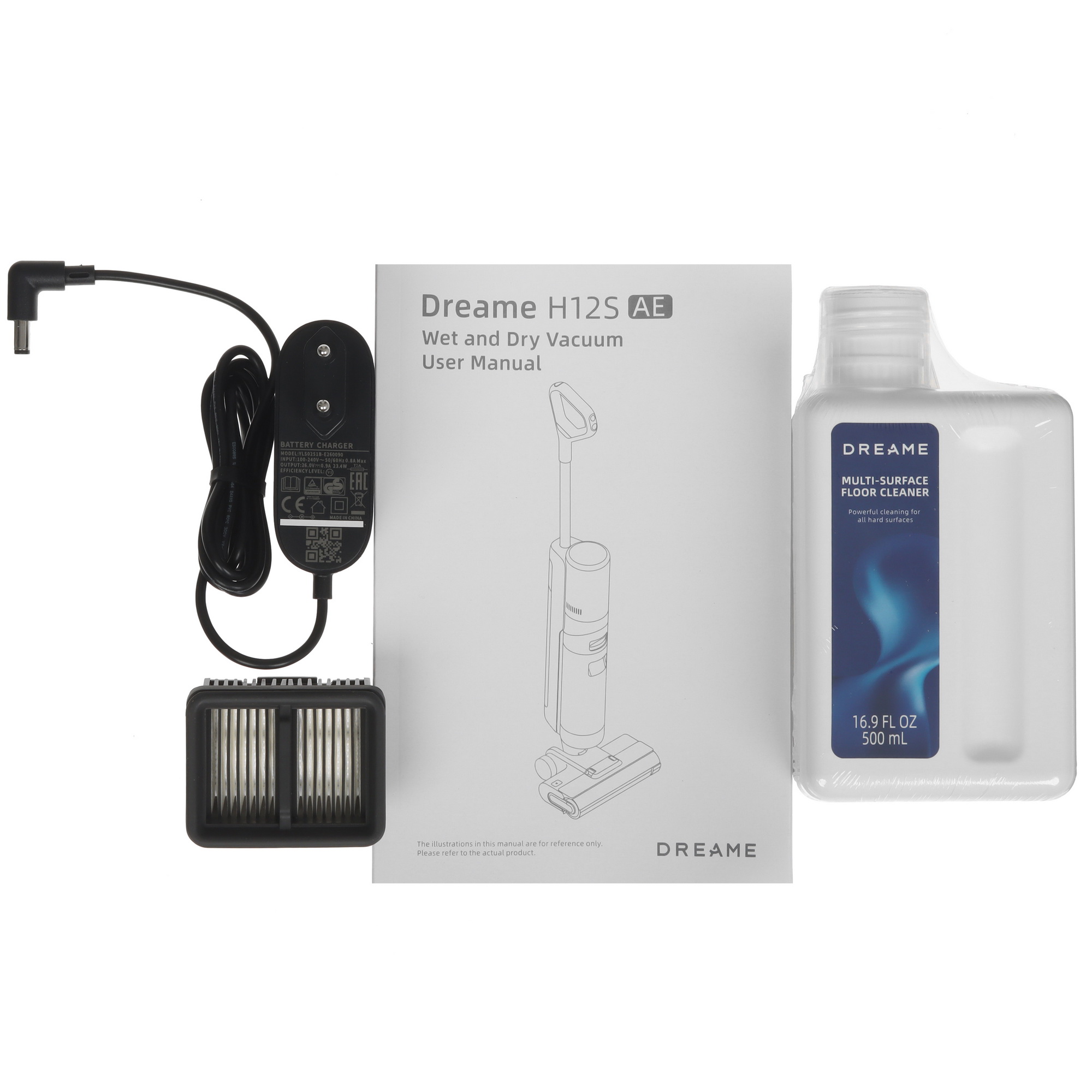 5465707 Моющий пылесос вертикальный   Dreame H12S AE  черный STDN-0125931 - Вид №10