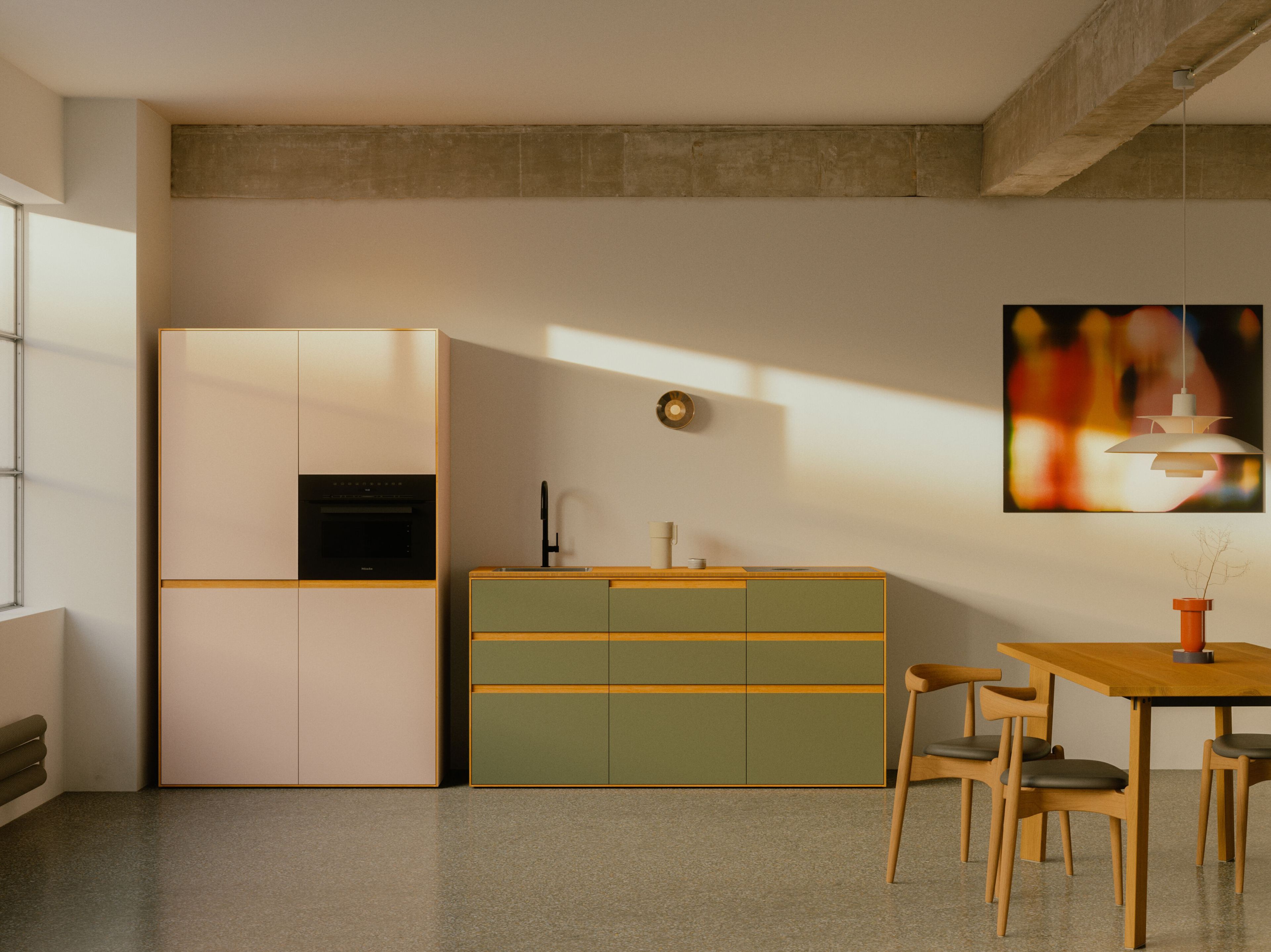 Встроенная кухня Neuvermoebelt TINY KITCHEN "HOME" ARCH-00150467