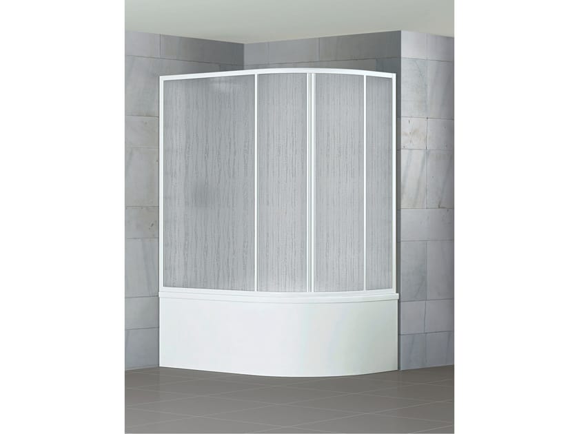 Акриловая стеклянная раздвижная ванна Metidea золото ARCH-00069996