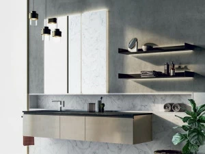 Birex Тумба под умывальник, лакированная, с вешалкой для полотенец Sidéro