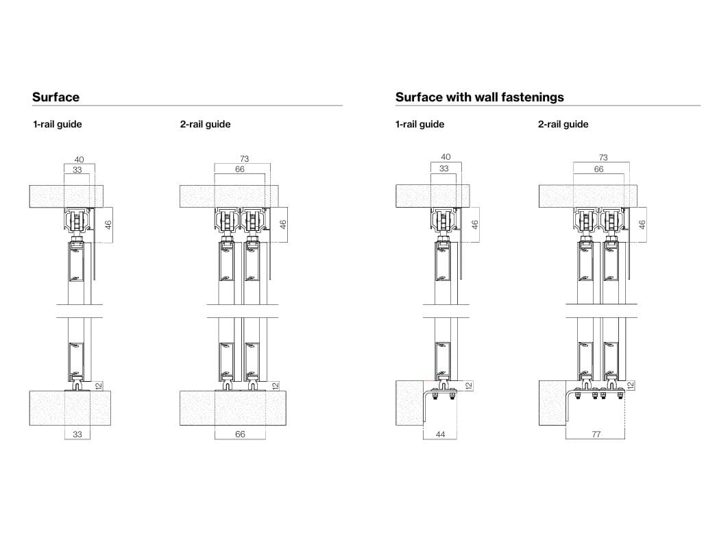 Алюминиевые раздвижные жалюзи с фиксированными ламелями Saxun ERIS ARCH-00029638 - Вид №5
