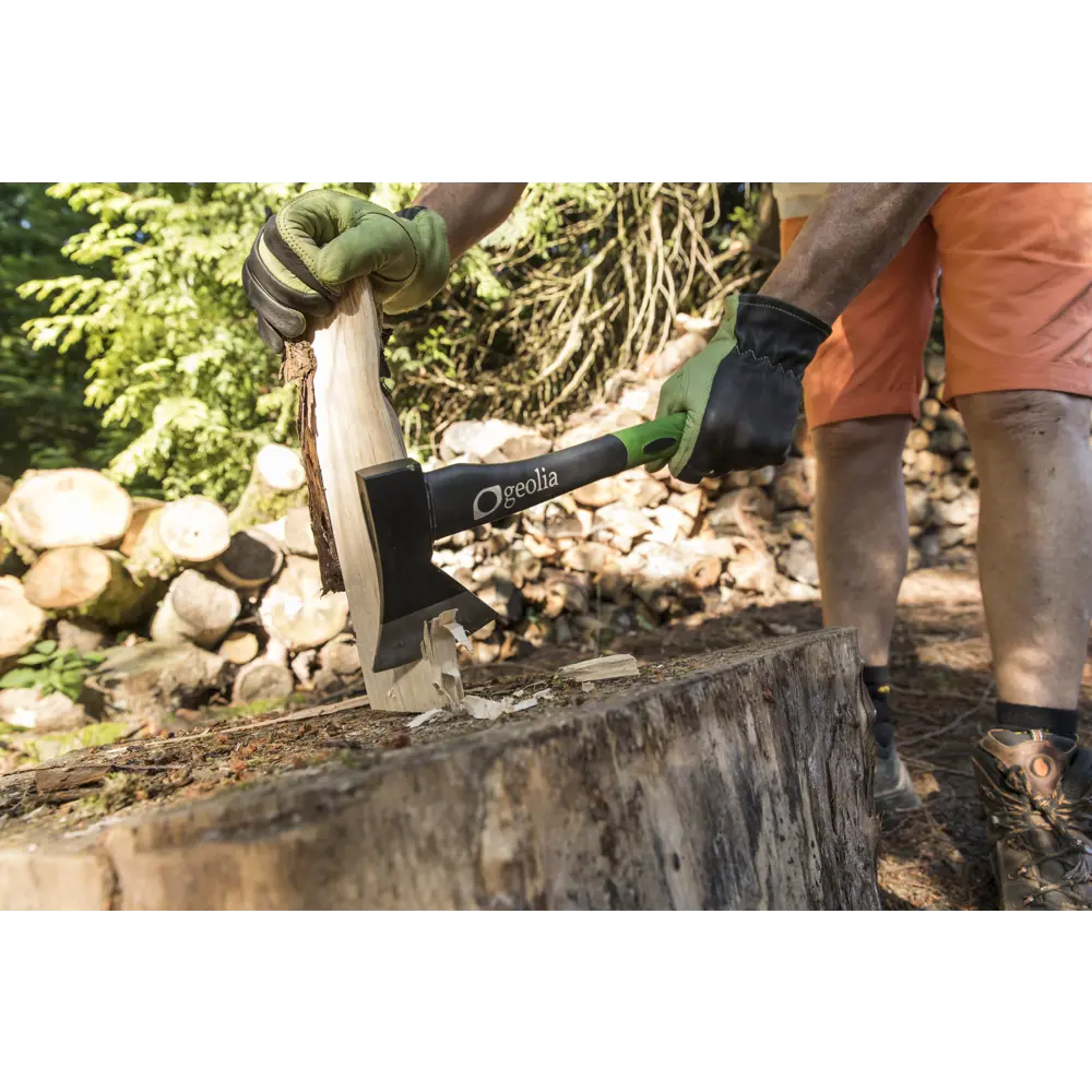 Топор GEOLIA с фиберглассовой ручкой для колки дров 86365935 STLM-1374092 - Вид №8