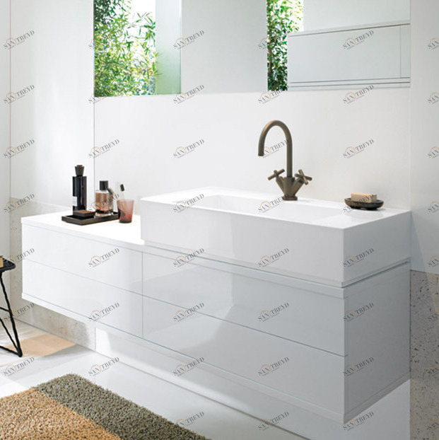 Композиция № 4 Crono Collection комплект мебели для ванной комнаты Burgbad 42056