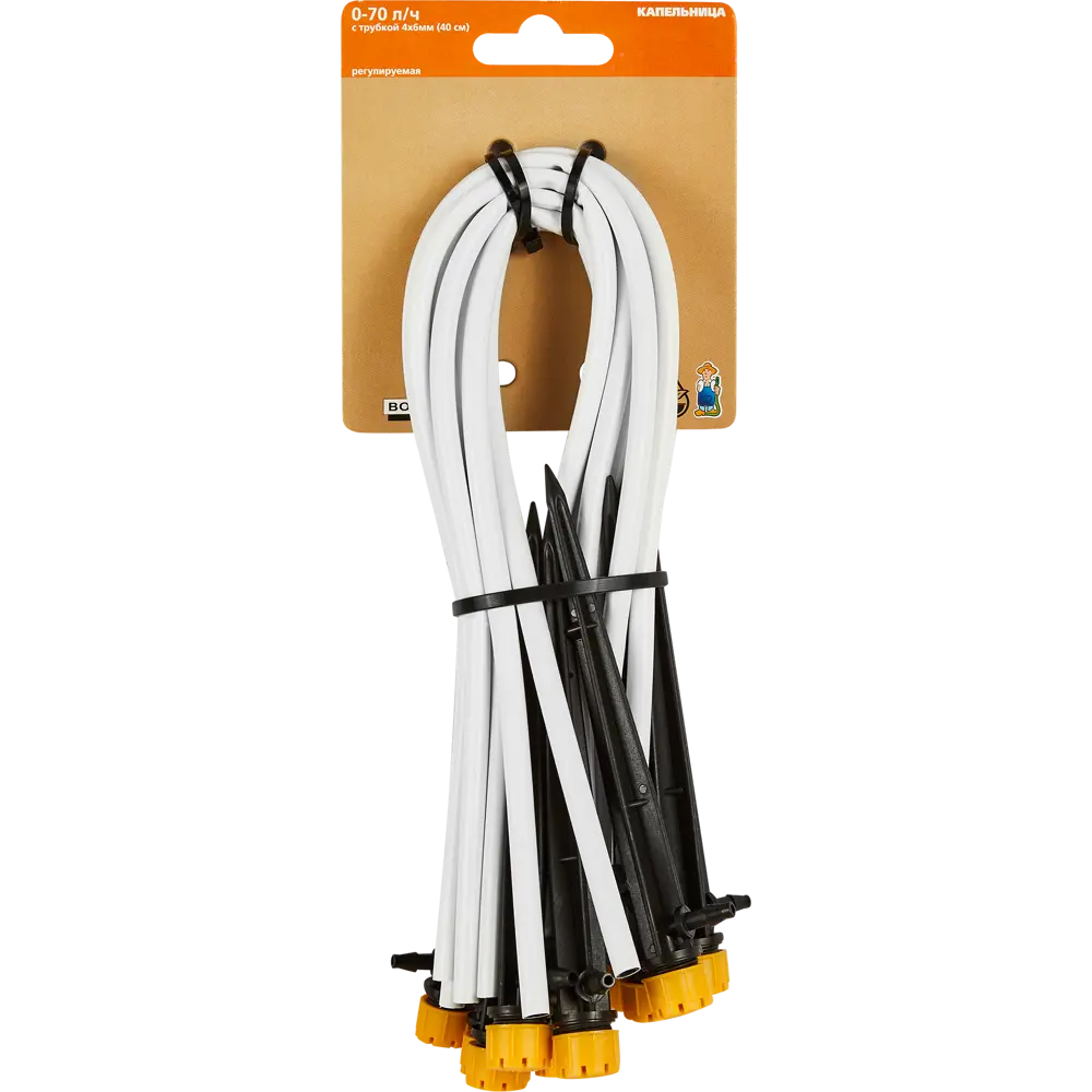 BOUTTE Регулируемая капельница на стойке с микротрубкой для точечного полива 10 шт 87271037 STLM-0953092