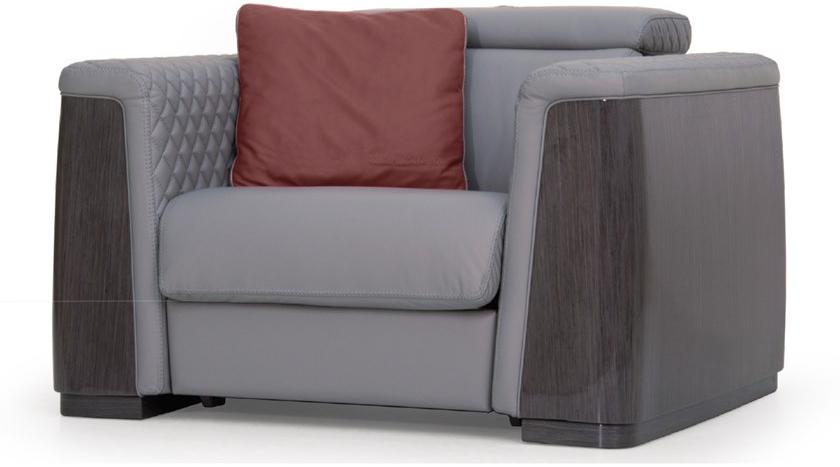 Tonino Lamborghini Casa Кресло Relax из оленьей кожи с подставкой для ног Park avenue sun-id-1481135 - Вид №1