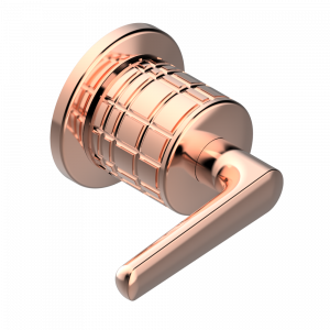 G9F-30B Маховик для встраиваемого в стену вентиля Thg-paris System métal quadrillé с рукоятками Розовое золото