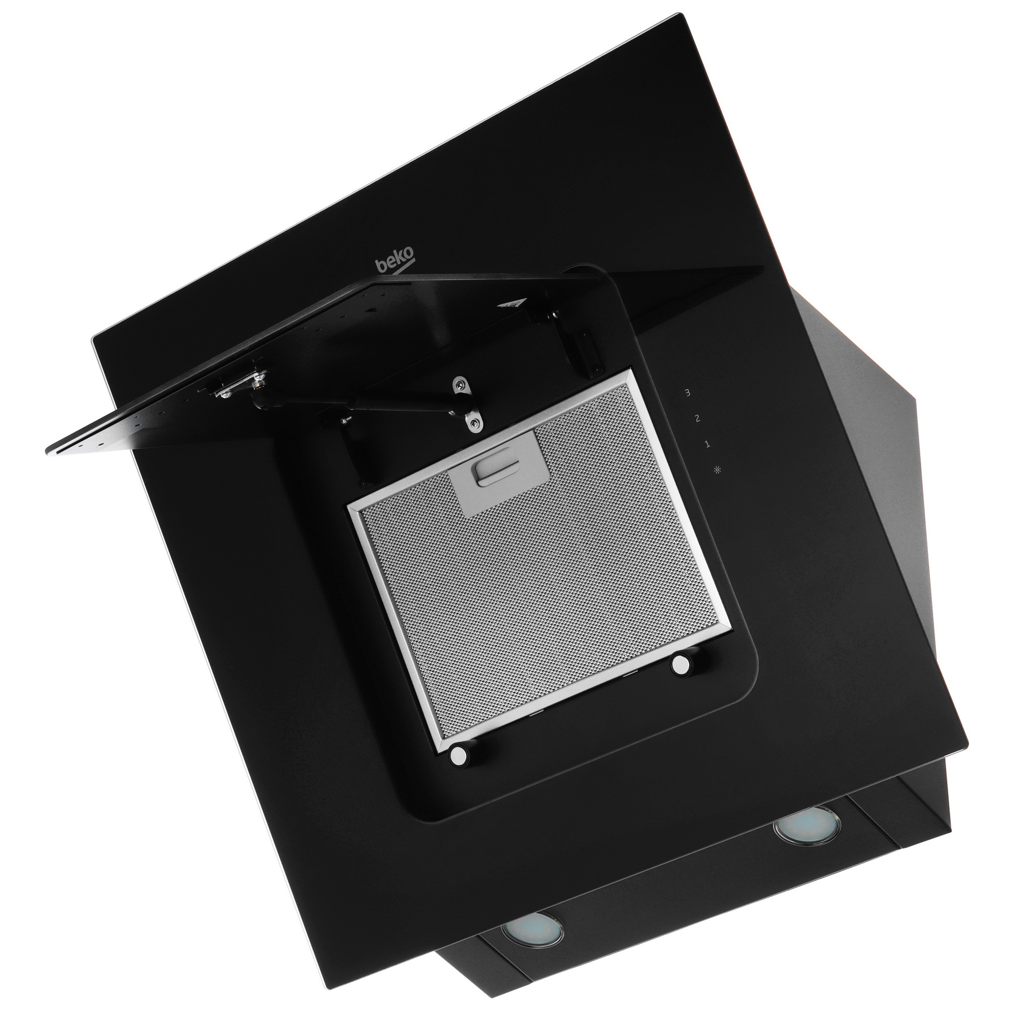8169327 Вытяжка наклонная Beko HCA62540B черный/черный STDN-0101085 - Вид №2