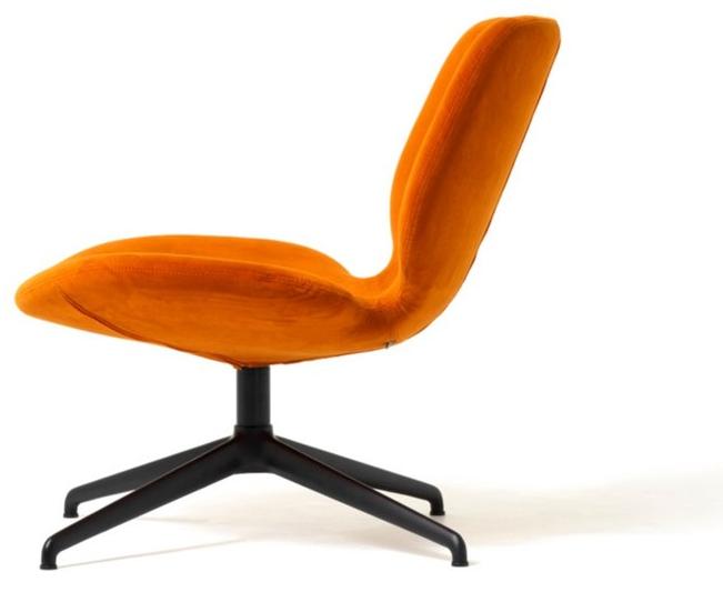 Diemme Вращающееся кресло из ткани с 4 спицами Eon lounge sun-id-1504957 - Вид №2