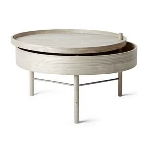 6900049 MENU Вращающийся стол Дуб натуральный & Черный хром