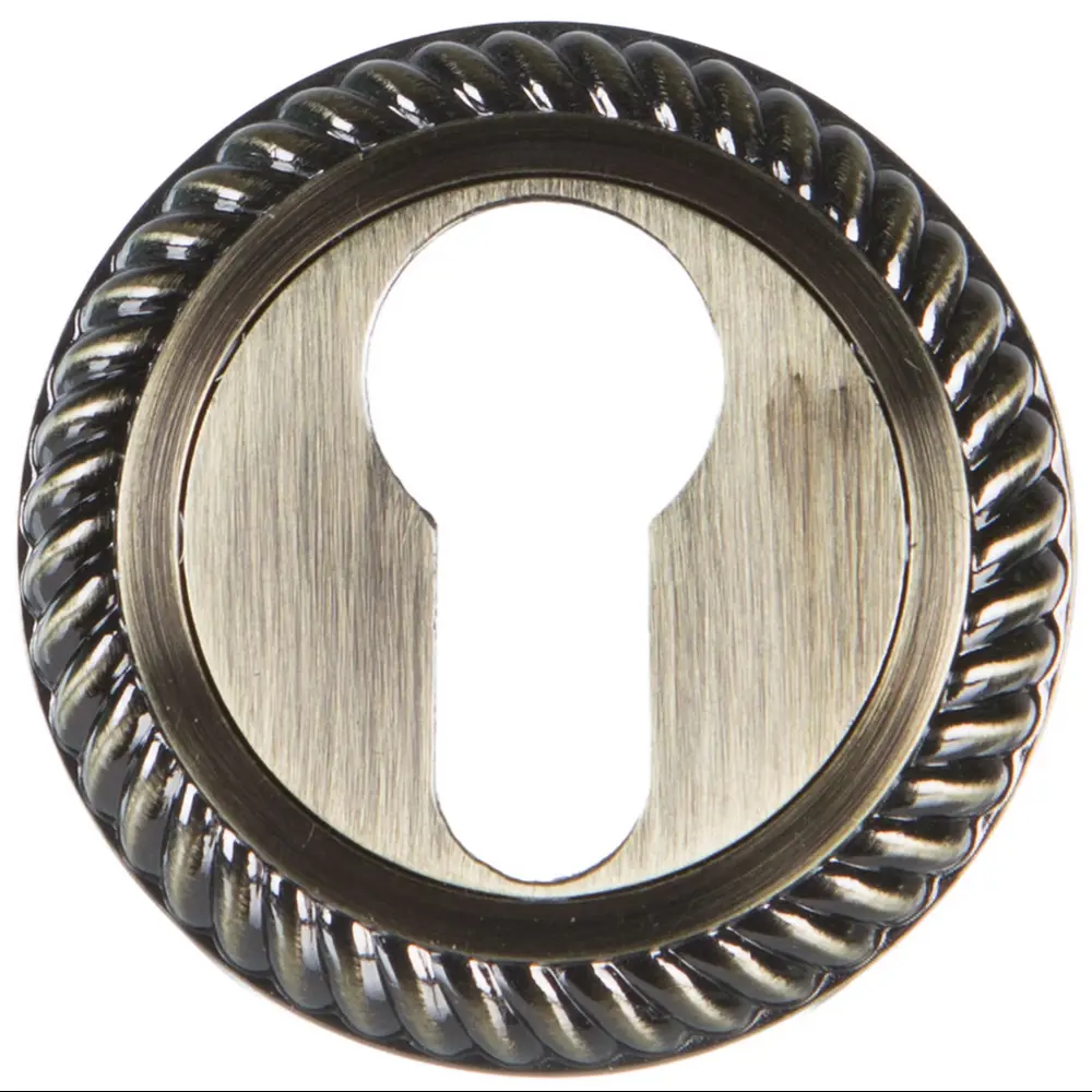 Накладка под евроцилиндр м ET AL 17 цвет бронза античная 2 шт PUERTO STLM-2189439 - Вид №2