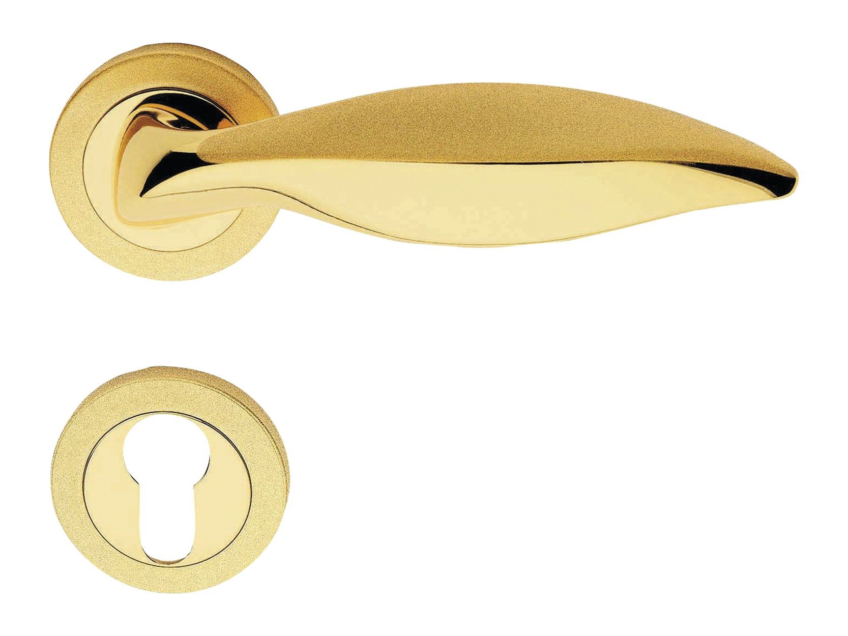 Классическая латунная ручка на розетке с насадкой LINEA CALI' Дельфин ARCH-00017873 - Вид №1