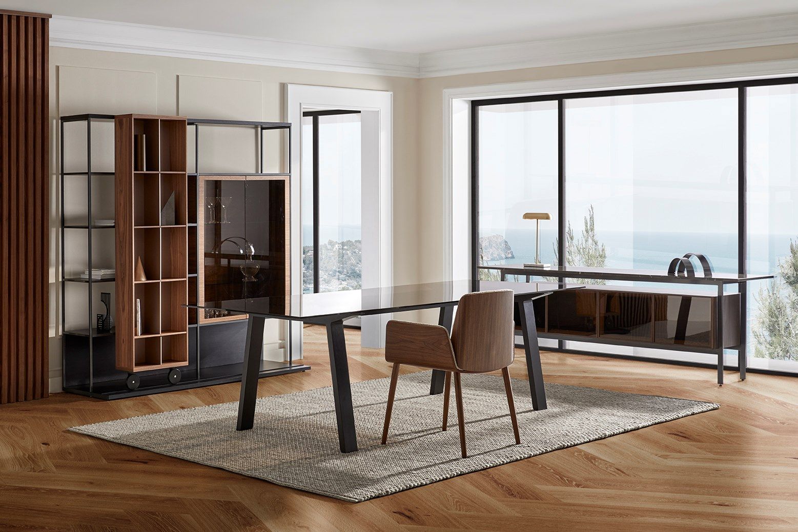 Мягкий тканевый стул с подлокотниками Punt HUG ARCH-00092567 - Вид №6