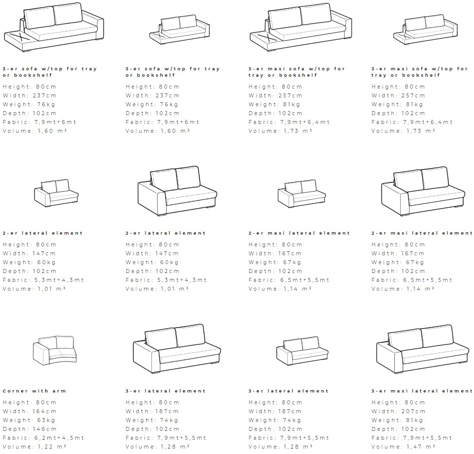 Ditre Italia Модульный угловой диван из ткани sun-id-1468371 - Вид №2