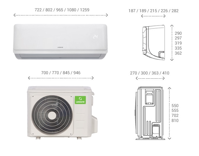 Настенная сплит-система LESSAR LS-H18KPA2 / LU-H18KPA2 sun-id-683726 - Вид №4