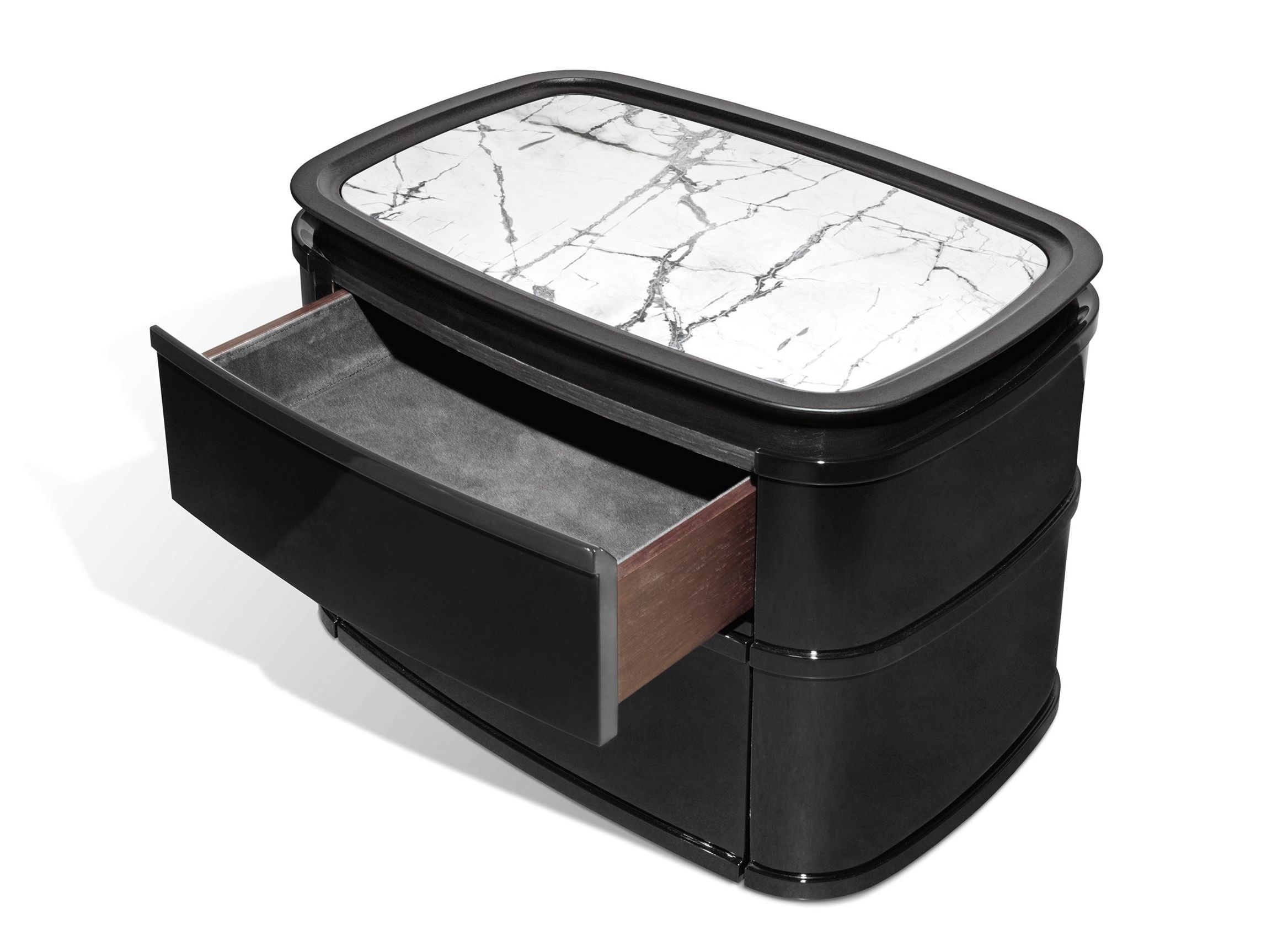 Деревянная тумбочка с выдвижными ящиками Visionnaire Nomos ARCH-00051602