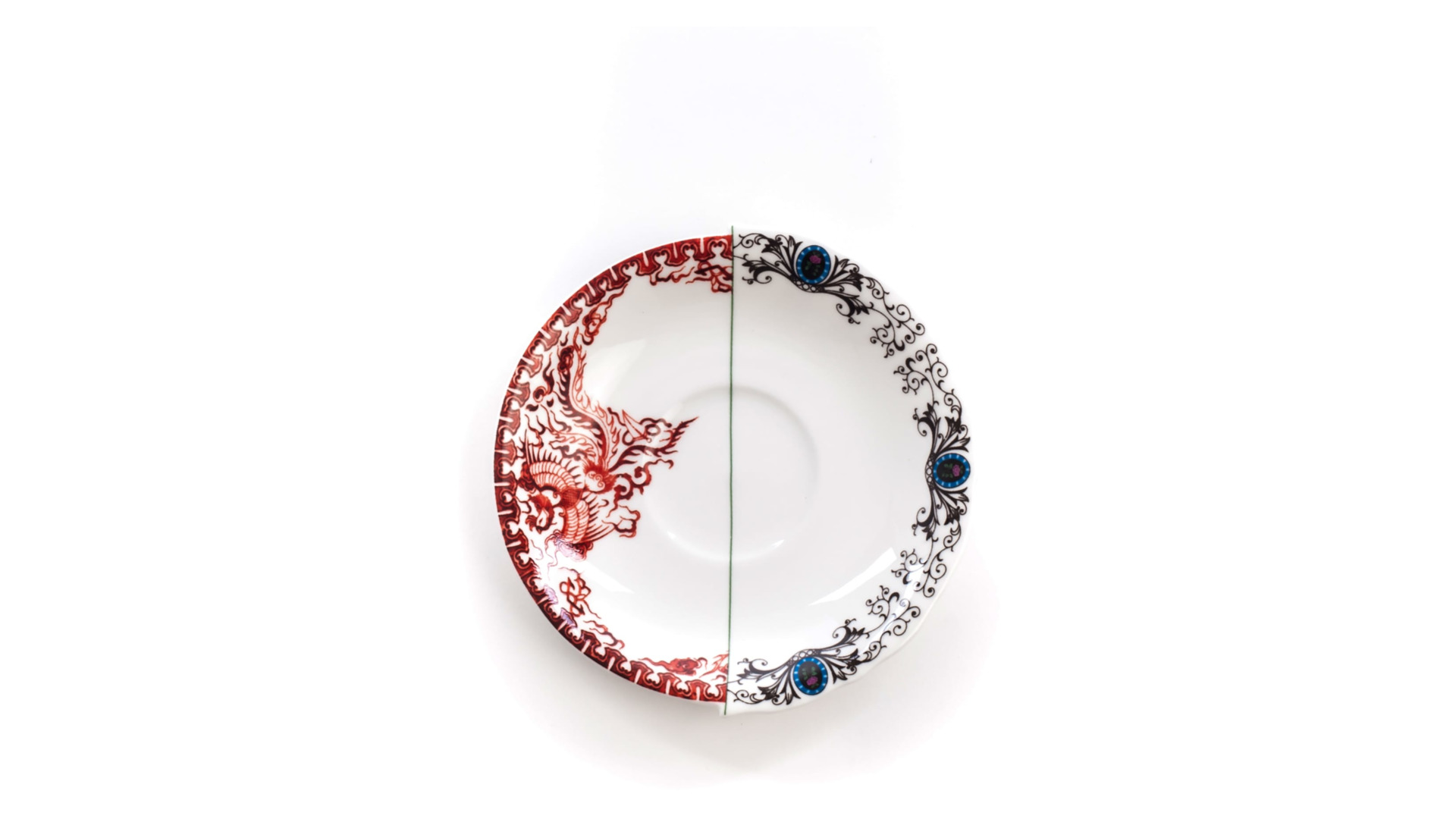 10647347 Seletti Чашка чайная с блюдцем Seletti "Гибрид.Зора" 10,5см Фарфор  - Вид №2