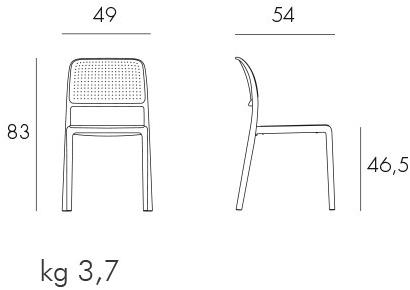 Nardi Штабелируемый садовый стул Step/spritz sun-id-1458494 - Вид №6