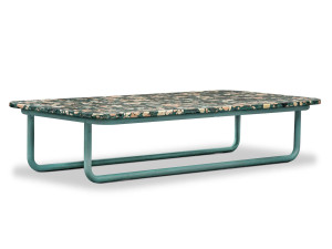 Прямоугольный садовый столик из натурального камня