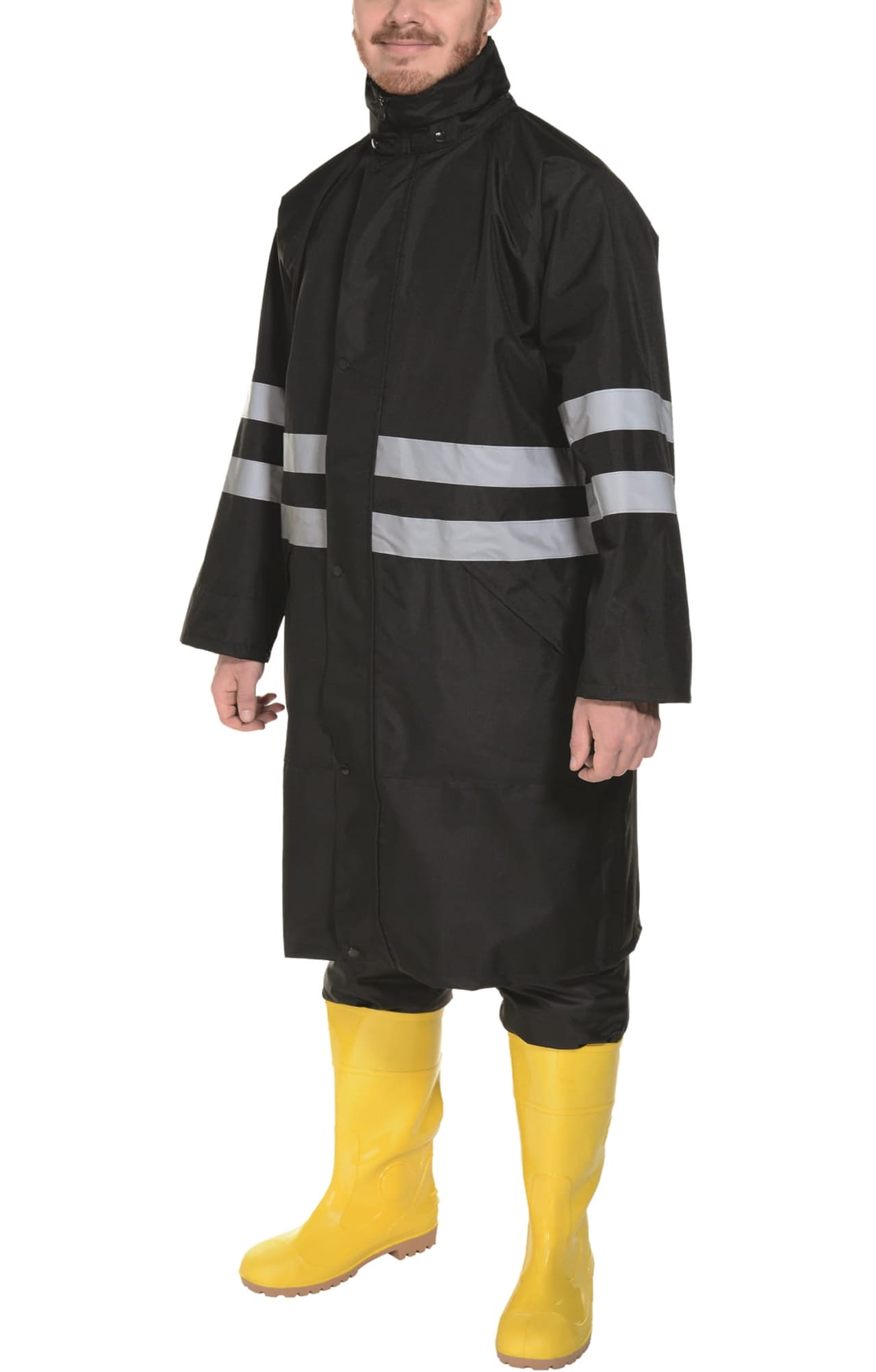 4957230 Плащ "Альбатрос Плюс" влагозащитный черный  Непромокаемая спецодежда  размер XXL  - Вид №3