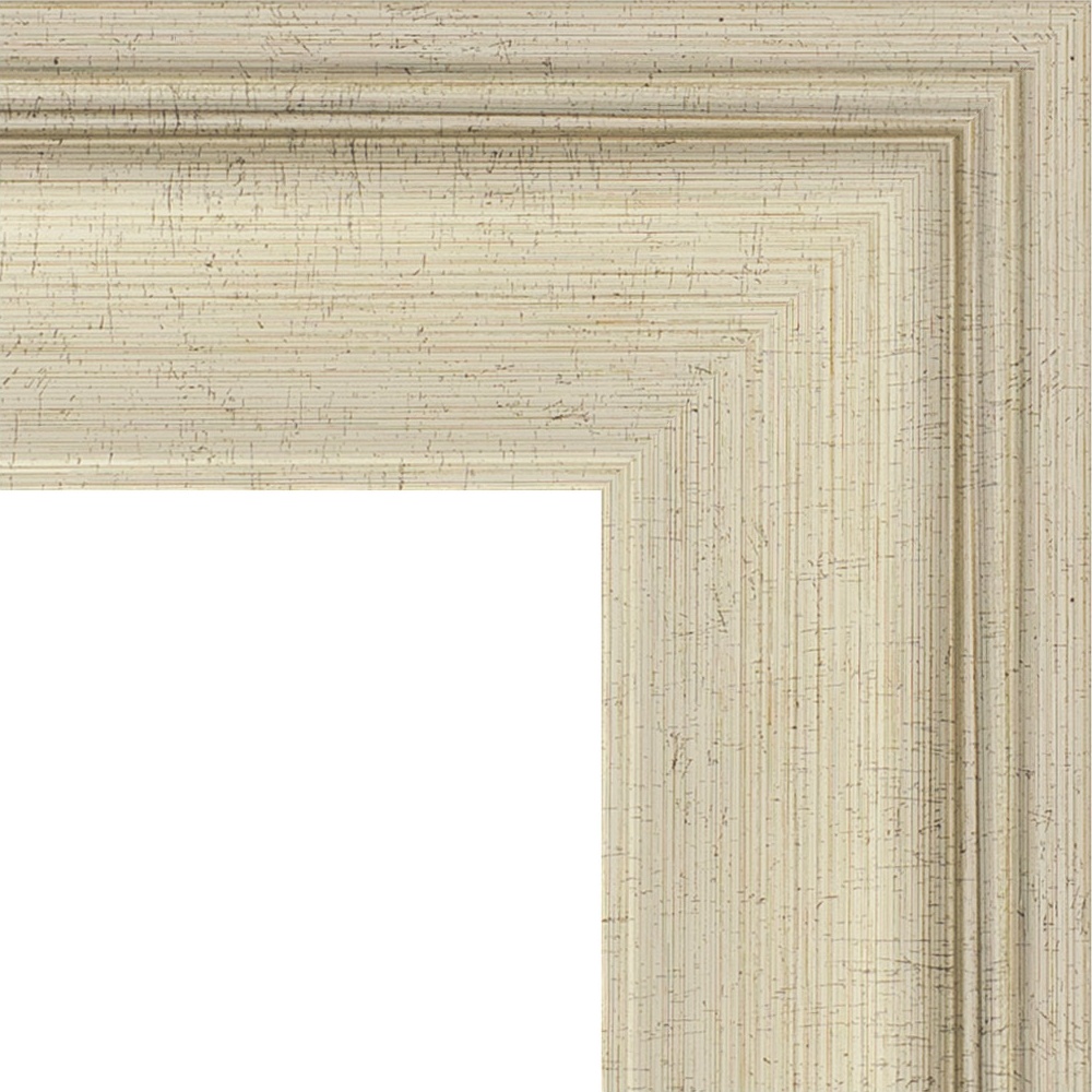 BY 4499 Зеркало с гравировкой в багетной раме - травленое серебро 95 mm EVOFORM Exclusive-G - Вид №5