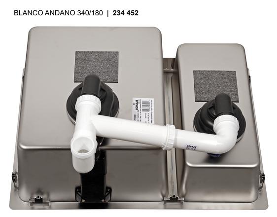 522979 Кухонная мойка Blanco Andano 340/180-U чаша слева  Blanco Andano - Вид №9